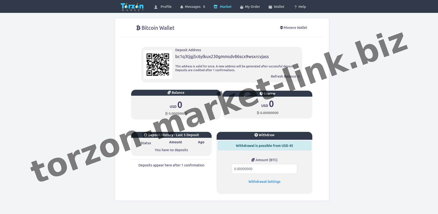 Main Market Dashboard
